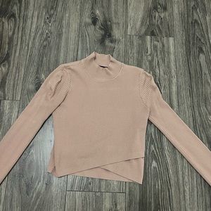 Kendall and Kylie Ribbed Turtleneck Long Sleeve